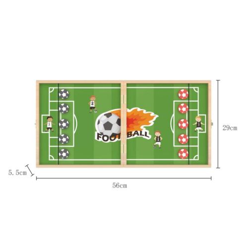 Forestoy Wooden Football Paddles Game | Tabletop Sports Toy | Wood Paddle Kicking| OEM