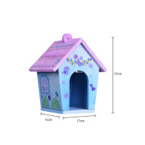 DIY Painting Wooden Birdhouse | Colorful Decorative Toy | Wood, Kids Garden Play | OEM