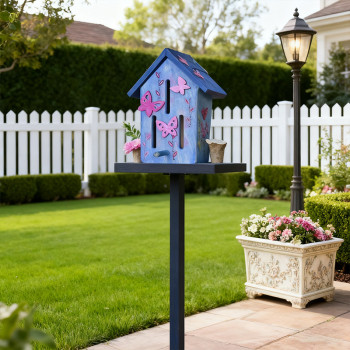 DIY Forestoy Wooden Butterfly House | Colorful Insect Hotel | Wood | Kids Learning Garden | OEM