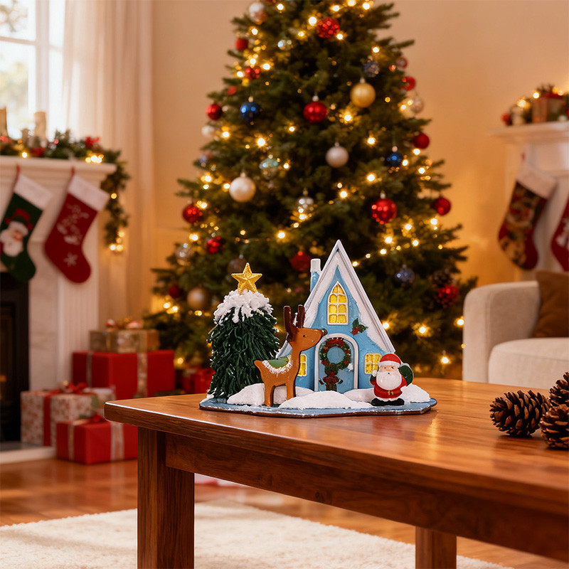 Wooden Christmas Cabin