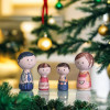 DIY Forestoy Wooden Family Dolls Set | DIY Painting Toy Wood Customizable Figures | OEM