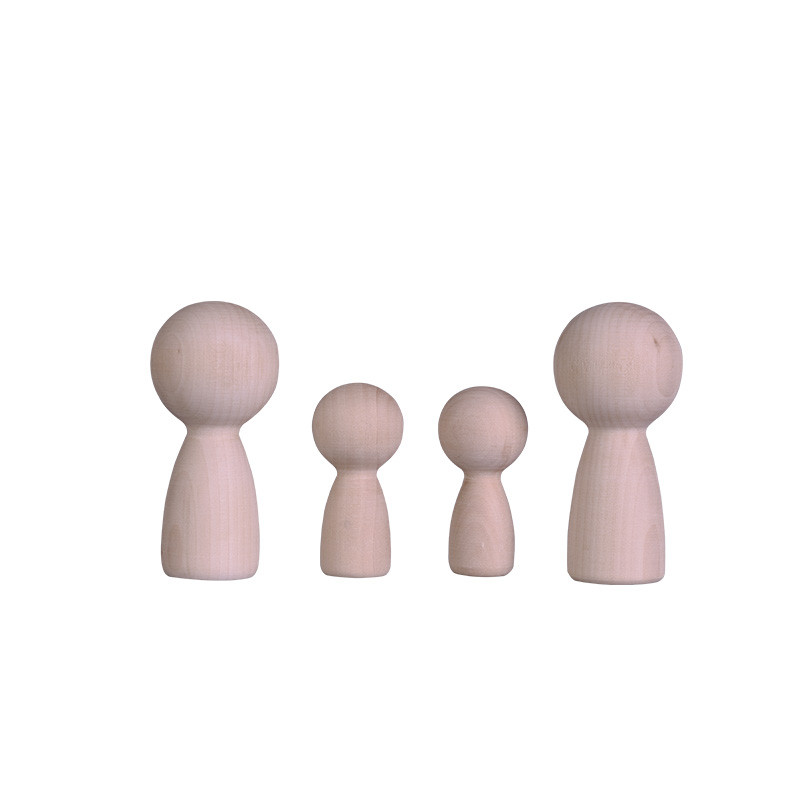 Wooden Family Dolls Set