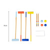 Forestoy Kids Croquet Set | Fun & Colorful | Wood, 76cm Mallets| Outdoor Games| Customizable