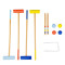 Forestoy Kids Croquet Set | Fun & Colorful | Wood, 76cm Mallets| Outdoor Games| Customizable