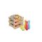 Wooden Rainbow Bowling Set | Vibrant & Portable | Wood, 20cm Pins, Bowling Fun | Customizable