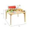 Forestoy Wooden Farm Activity Table | Interactive & Educational | Wood | Customizable