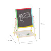 Forestoy Colorful Kids Easel | Educational & Fun | Wood Chalkboard & Tray  Customizable