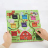 Forestoy Farm Color Sorting Maze | Educational | Wood Ball Routing | Learning Customizable