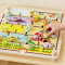 Forestoy Wooden Farm Maze Puzzle | Interactive & Educational | Wood | Learning| Customizable