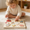 Forestoy Wooden Farm Puzzle | Chunky & Educational | Wood Shape Matching | Customizable