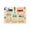 Forestoy Wooden Transportation Puzzle | Chunky & Educational | Wood Shape Matching | Customizable