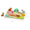 Forestoy 3D Farm Chunky Puzzle | Standing & Interactive | Wood, 3D Pieces| Customizable
