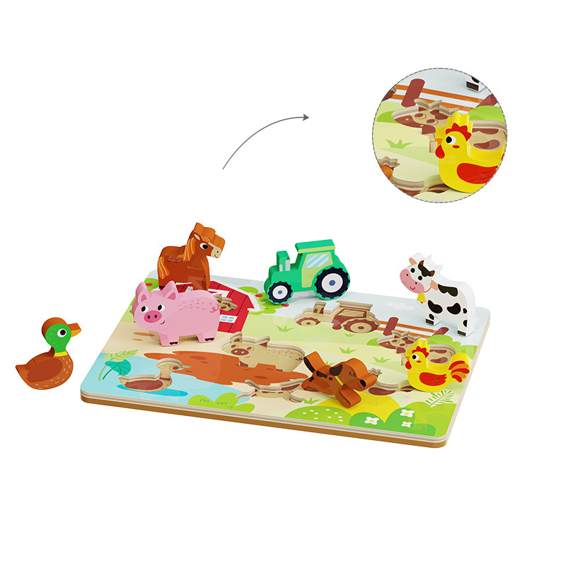 Wooden Farm Puzzle