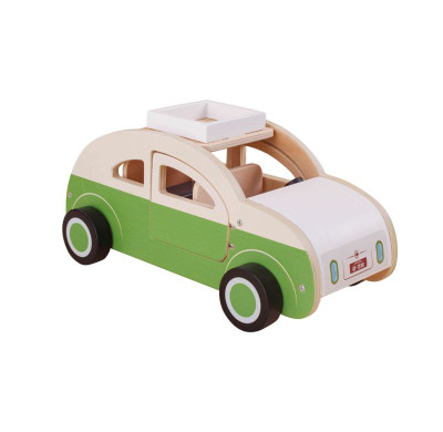 Wooden Toy Car | Smooth-Edge Design | Solid Wood | Pretend Play, Kids Gift | OEM Custom