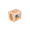 Wooden Activity Cube | Educational Toy | Wood, Gears/Clock/Sliders | Toddler Learning | Customizable