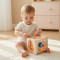 Wooden Activity Cube | Educational Toy | Wood, Gears/Clock/Sliders | Toddler Learning | Customizable