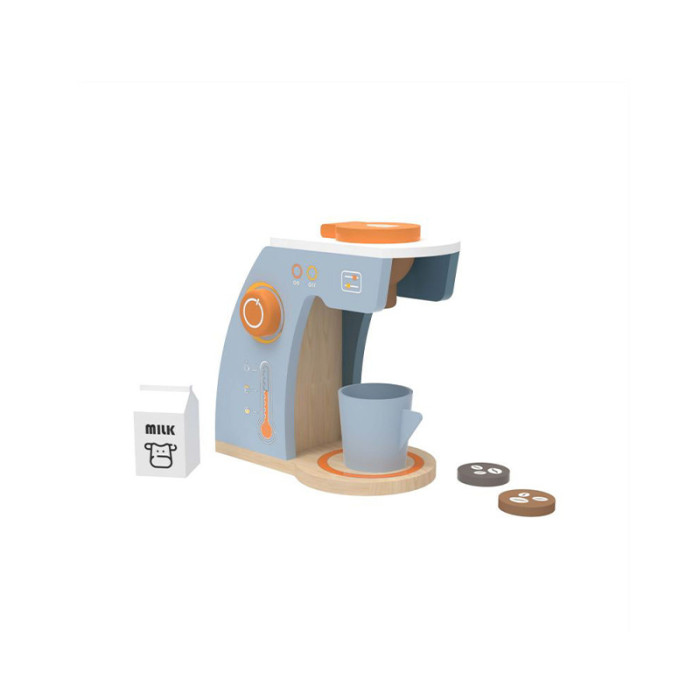 Forestoy Wooden Coffee Maker Set Multi - Pretend Play Kitchen Accessories Kids Coffee Maker