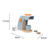 Forestoy Wooden Coffee Maker Set Multi - Pretend Play Kitchen Accessories Kids Coffee Maker