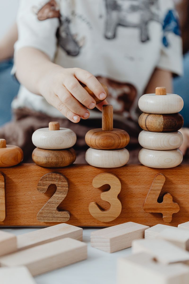 Wooden educational toys for children