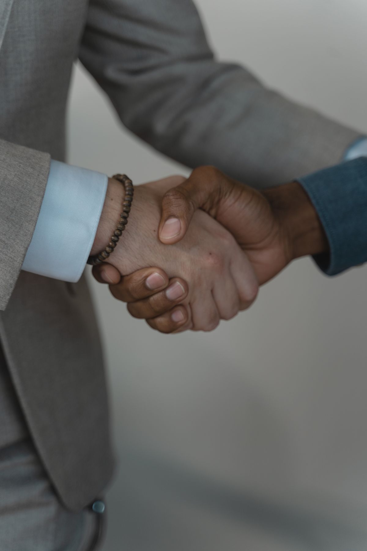 Business partnership meeting