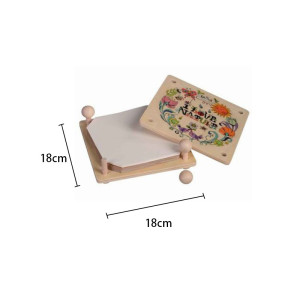 Plywood Children Play Wood Book Mark Toy Intelligent DIY Toy Wooden Flower Press Kit Leaf Plant