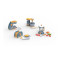Forestoy Play Kitchen Accessories Wooden Mixer Set Toy Pretend Wooden Blender Toys