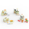 Forestoy Play Kitchen Accessories Wooden Mixer Set Toy Pretend Wooden Blender Toys