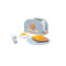 Forestoy  wooden Pop up Wooden Toaster Set,Pretend Play Kitchen Playset