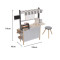 Forestoy 2 in 1 Kids Play Kitchen and Restaurant Cafe Wooden Pretend Cooking Toy