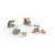 Forestoy Play Kitchen Accessories Wooden Blender Set Toy Pretend Play Food Sets for Kids