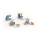 Forestoy Play Kitchen Accessories Wooden Blender Set Toy Pretend Play Food Sets for Kids
