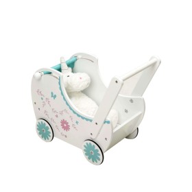 Forestoy Chinese 18 inch Wooden Doll Pram 