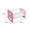 Forestoy Doll Furniture Baby Doll Cradle Wooden Furniture & Accessories for 18 inch Doll Pink