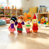 Forestoy Wooden Finger Puppets Set "Fairies" 4pcs Delightful Wooden Finger Puppets Toys