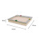 2 in 1 Multifunctional Wooden Sandbox Outdoor Wooden Sandpit with Wooden Car Toys