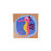 Ocean Wooden Block Cube Puzzle | Assembles Diverse Sea Creatures | Play |Customization