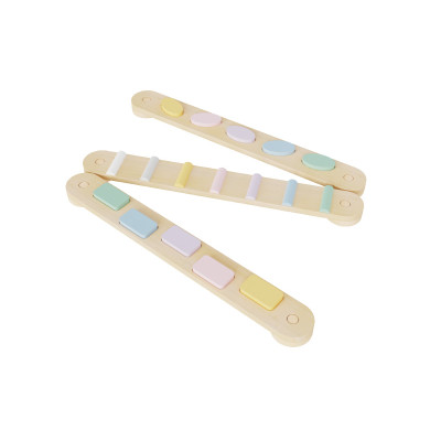 Balance Beam Wooden Stepping Stones Montessori Furniture Balance Board For Toddlers Kids Play Gym