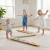 Balance Beam Wooden Stepping Stones Montessori Furniture Balance Board For Toddlers Kids Play Gym