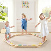 Balance Beam Wooden Stepping Stones Montessori Furniture Balance Board For Toddlers Kids Play Gym