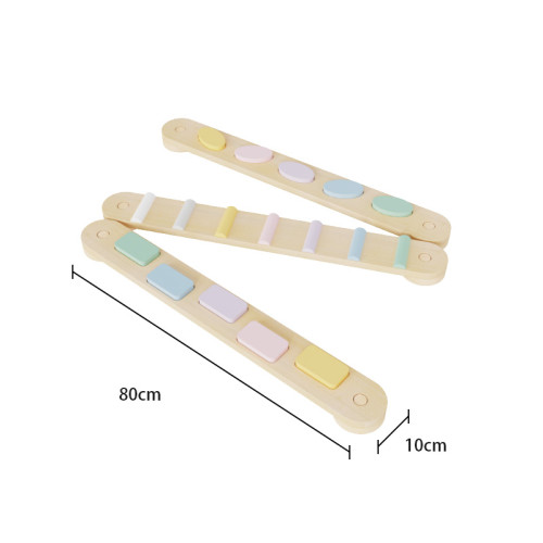 Balance Beam Wooden Stepping Stones Montessori Furniture Balance Board For Toddlers Kids Play Gym