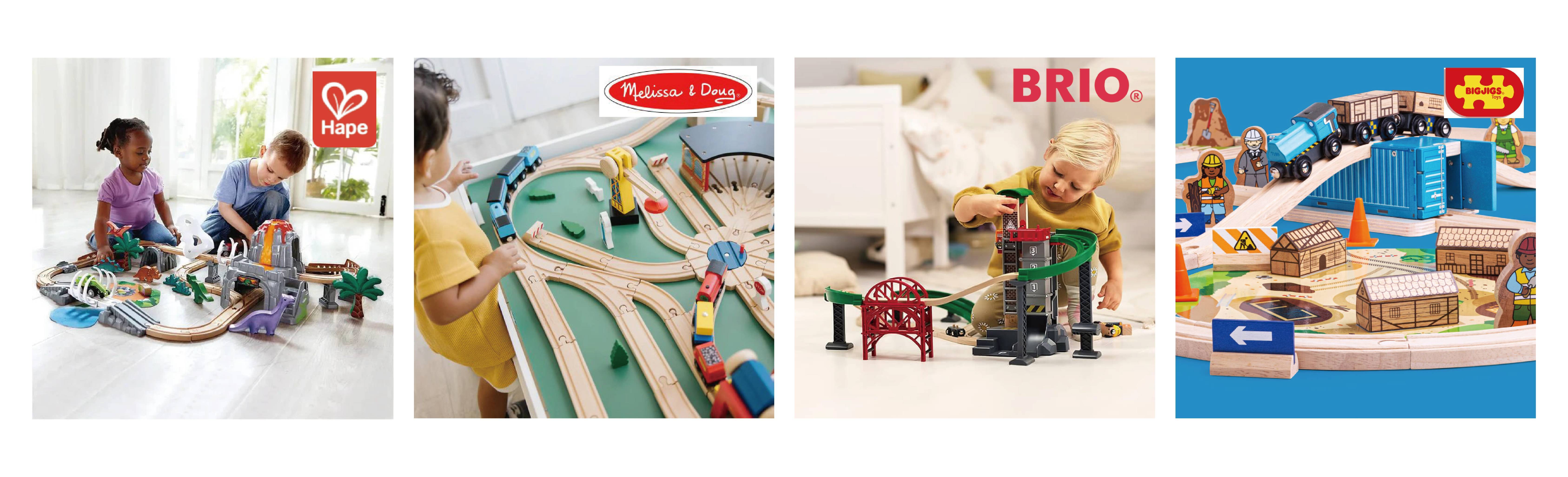 wooden train set compatibility