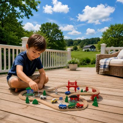 Forestoy wooden train set