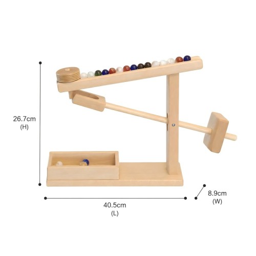 Wood Marble STEM Toy，Educational Physics Game for kids