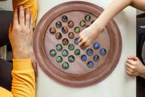 What are the traditional wooden games?