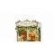DIY Flower Shop Kit Laser Cut Wood Puzzle Toy with LED Lights, Miniature 3D Wooden Flower Shop Model for Desk & Shelf Decor