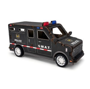 3D Wooden Puzzle SWAT Vehicle Toy
