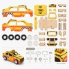 3D Wooden Puzzle Taxi Vehicle Toy