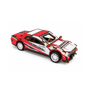 3D Wooden Puzzle Racing Car Toy