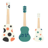 21" Childrens Kids Wooden Acoustic Wooden guitar toy for toddlers Musical Instrument