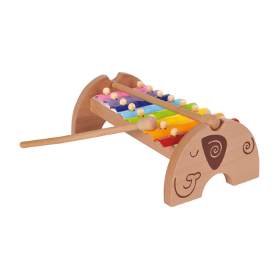 8 tone xylophone chords Montessori Elephant Octave Wooden Hand Percussion Piano 8-Tone Xylophone 